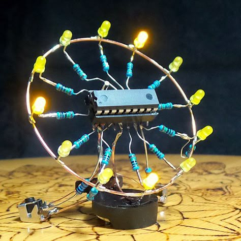 Arduino Cnc, Holographic Displays, Learn Computer Coding, Led Projects, Neat Tricks, Led Clock, Electronic Circuit Projects, Electronics Mini Projects, Electrical Projects