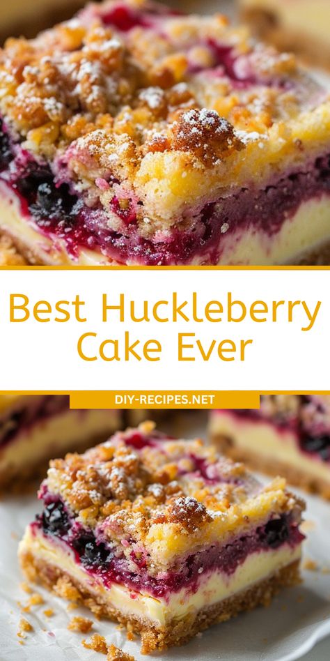 Discover the best huckleberry cake recipe ever! Perfect for any dessert lover. Huckleberry Crisp Recipe, Huckleberry Dessert Recipes, Dessert Recipes Blueberries, Huckleberry Bear Claw Recipe, Huckleberry Bread Recipe, Cake Bar Recipes, Huckleberry Cheesecake Recipe, Loganberry Recipes, Fruit Cakes Recipes