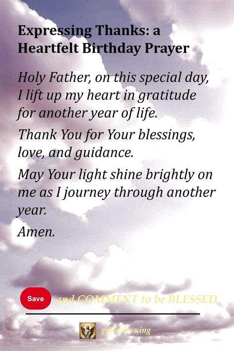 Expressing Thanks: a Heartfelt Birthday Prayer Thank You God For Another Birthday, Birthday Prayer For Self, My Birthday Prayer For Myself, Godly Birthday Wishes, Prayers For Myself, Prayers For Yourself, Birthday Prayer Wishes, A Birthday Prayer, My Birthday Wishes