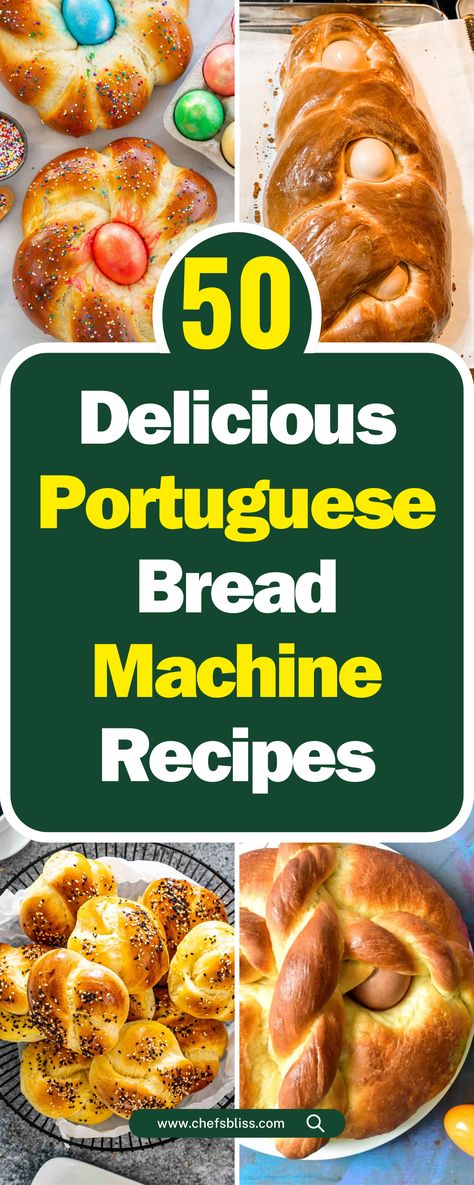 50+ Delicious Portuguese Bread Machine Recipes to Try at Home! – ChefsBliss Bread Machine Portuguese Rolls, Portuguese Buns Recipe, Portuguese Sweet Bread In Bread Machine, Mediterranean Diet Bread Machine Recipes, Portuguese Bread Recipe, Portuguese Rolls Recipe, Brazilian Bread, Bread Machine Recipes Sweet, Portuguese Bread