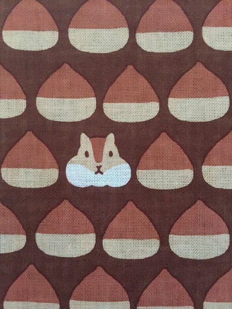 Squirrel Decor, Squirrel Illustration, Animal Print Fabric, Autumn Home Decor, Art Kawaii, Fabric Wall Art, Fabric Textile, Fabric Wall, Metal Artwork