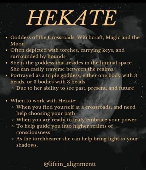 Gray Witch, Goddess Of Witchcraft, Goddess Hekate, Goddess Magick, Hecate Goddess, Goddess Symbols, She Is Amazing, Mystical Moon, Greek Mythology Gods