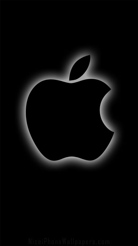 750x1334 Black apple iPhone 6/6 plus wallpaper and background Black Apple, Apple Logo, Wallpapers, Black And White, Iphone, White, Black