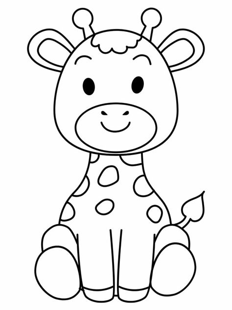 30 best giraffe coloring pages printable for kids 🦒🎨 - ColoringPagesForKids.net Safari Coloring Pages, Jungle Coloring Pages, Zoo Coloring Pages, Giraffe Coloring Pages, Giraffe Colors, Giraffe Drawing, Thanksgiving Cartoon, Leaf Coloring Page, Family Coloring Pages