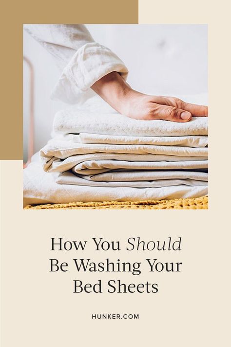 To take care of your bedding investment, read on for the do's and don'ts of washing your bed sheets. #hunkerhome #bedroom #bed #sheets #bedsheets #laundry How To Wash Sheets, Washing Sheets Tips, Bedroom Bed Sheets, Bedroom Bedsheets, Wash Bed Sheets, Brighten Whites, Mattress Stains, Luxury Bedding Set, Wool Dryer Balls