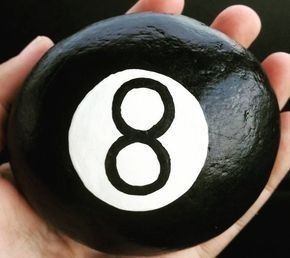 Rock Painting Ideas For Beginners, Easy Rock Painting Ideas, Easy Rock Painting, Decorative Rocks, Diy Rock Art, Painting Ideas For Beginners, Magic 8 Ball, Rock Painting Ideas, Painted Rocks Kids