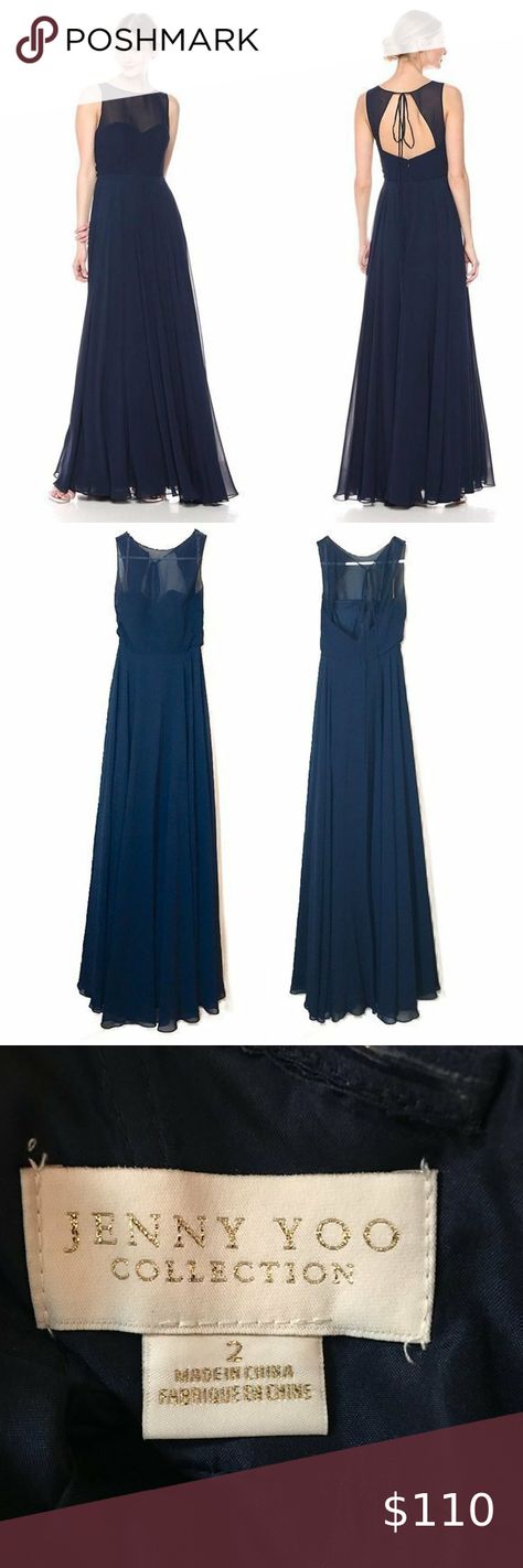 Jenny Yoo BHLDN Elizabeth Dress Navy Blue Light Blue Bridesmaid Dresses, Light Blue Bridesmaid, Halter Evening Dress, Strapless Denim Dress, Bird Print Dress, Convertible Bridesmaid Dress, Blue Bridesmaid Dress, Maxi Bridesmaid Dresses, Chiffon Evening Dresses