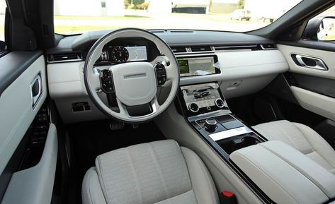 Range Rover Velar Interior, Range Rover Inside, 2018 Range Rover, Luxury Cars Range Rover, First Time Driver, Range Rover Velar, Best Car Insurance, Leather Apple Watch Band, Luxury Car Interior