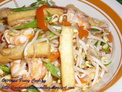 Ginisang Togue, Pinoy Recipe, Filipino Foods, Filipino Dishes, Mung Bean, Fried Tofu, Pinoy Food, Filipino Food, Bean Sprouts