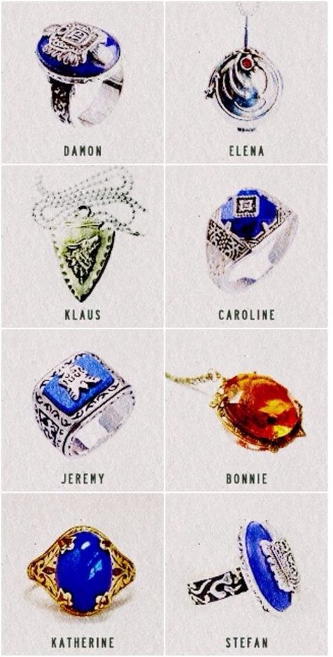 The rings of TVD Tvd Klaus, Klaus Caroline, Vampire Diaries Jewelry, Vampire Diaries Fashion, Vampire Diaries Memes, Vampire Diaries Poster, Vampier Diaries, Vampire Diaries Movie, Vampire Diaries Quotes