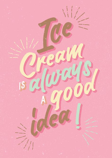 How to Create an Ice-Cream Script Poster in Adobe InDesign Ice Cream Quotes, Ice Cream Wallpaper, Ice Cream Clipart, Ice Cream Poster, Ice Cream Art, Pastel Poster, Ice Cream Design, Ice Cream Brands, Ice Cream Day