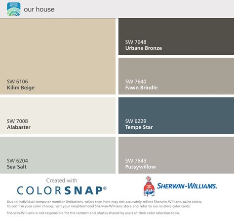 Blue Wall Interior, Kilim Beige Sherwin Williams, Paint For House, Fawn Brindle, Sherwin Williams Blue, Beige Color Scheme, Beige Color Palette, Sherwin Williams Paint, Beige Paint