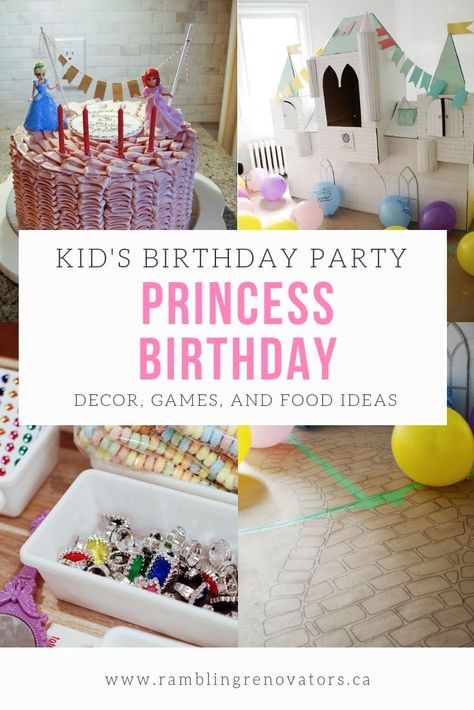 Princess Tent Ideas, Princess Knight Birthday Party, Princess Party Activities For Kids, Princess Birthday Party Activities, Cardboard Castle Diy, Princess Party Activities, Diy Princess Party, Princess Birthday Party Games, Birthday Tips