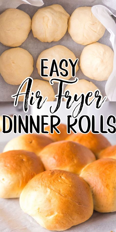 Frozen Yeast Rolls In Air Fryer, Air Fryer Rolls Recipes, Air Fryer Bread Rolls, Easy Air Fryer Bread, Air Fryer Dinner Rolls, Air Fryer Buns, Air Fryer Rolls, Air Fryer Bread Recipes, Oven Air Fryer Recipes