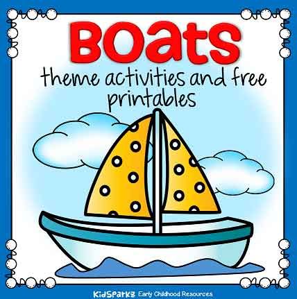 Boats preschool theme activities - KidSparkz - KIDSPARKZ Water Transportation Preschool, Nursery Rhymes Preschool Crafts, Preschool Transportation, Transportation Preschool Activities, Summer Math Activities, Transportation Theme Preschool, Preschool Theme Activities, Boat Theme, Transportation Activities