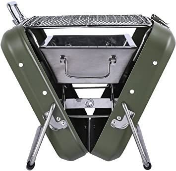 Foldable Portable Barbecue Grill Outdoor Grill Charcoal Grill Stainless Steel Skewers Barbecue Grill Outdoor, Barbecue Camping, Grill Outdoor, Solar Oven, Portable Barbecue, Unique Bags, Barbecue Grill, Outdoor Grill, Charcoal Grill