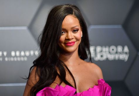 Rihanna Is a Hot Pink Barbie at the Fenty Beauty Anniversary Party Rihanna Pink, Liz Phair, Rihanna Riri, A$ap Rocky, Colin Kaepernick, Female Musicians, Bad Gal, The Strokes, Lili Reinhart