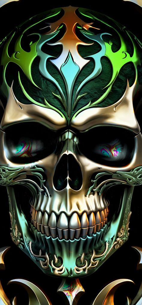 Glowing Skull Glowing Skull, Rider Wallpaper, Ghost Rider Wallpaper, Skull Wallpaper, Ghost Rider, Skull Art, Tattoo Style, Dark Art, I Tattoo