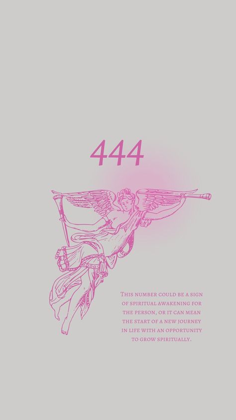 Digital 444 Angel Number Print in pink and grey, perfect for wallpapers or decor! New You Wallpaper, 444 Vision Board, Pink 444 Wallpaper, Pink Angel Wallpaper, 11:11 Aesthetic, 444 Quotes, Girlie Wallpaper Iphone, Wallpaper Asethic, Numbers Decoration