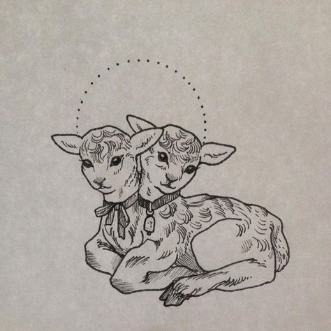 “Drew up another two headed lamb! #sheep#lamb#twoheaded#mutation#art#blackworkers_tattoo #blackwork…” Two Heads Drawing, Two Headed Lamb Tattoo, Two Head Drawing, Two Headed Lamb, Mutation Art, Heads Drawing, Lamb Drawing, Lamb Tattoo, Sheep Tattoo