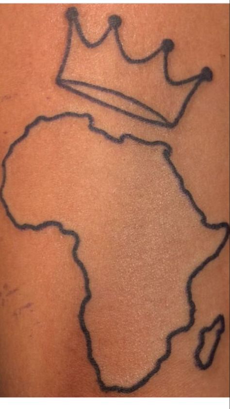 Africa Outline Tattoo, Nicki Tattoo, Nigeria Tattoo, Africa Tattoos For Women, Heartbeat Tattoo With Name, Africa Tattoo, Small Dope Tattoos, Easy Tattoos To Draw, Love Symbol Tattoos