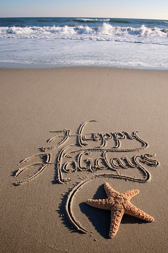 Beach Christmas Pictures, Christmas Beach Photos, Happy Holidays Pictures, Happy Holidays Images, Happy Holidays Quotes, Happy Holidays Message, Xmas Messages, Boyfriend's Birthday, Christmas Abbott