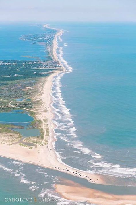 Cape Point Hatteras Island NC Roanoke Colony, Hatteras Island Nc, Roanoke Island, Coastal North Carolina, Cape Point, Outer Banks Beach, Outer Banks North Carolina, Hatteras Island, Sand Surfing