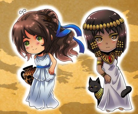 Ancient Greece and Ancient Egypt, Hetalia — Greece's mother and Egypt's mother Ancient Egypt Anime, Egypt Hetalia, The Byzantine Empire, Egypt Ancient, Kievan Rus, Artist Problems, Country Ball, Hetalia Axis Powers, Country Human