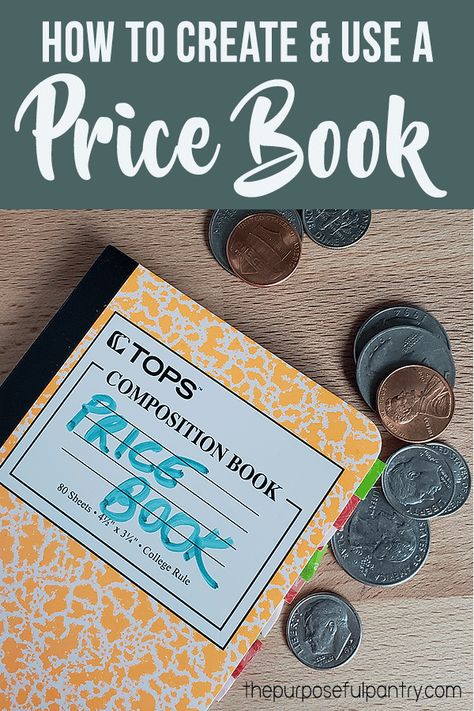 Budget Book Diy, Extreme Budgeting, Grocery Price Book, Purposeful Pantry, Stock Your Pantry, Grocery Savings, Grocery Budget, Household Budget, Budget Book