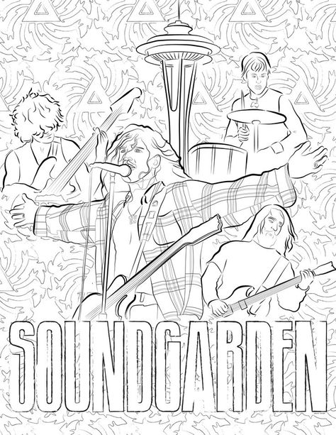 chris cornell soundgarden grunge adult coloring book badmotorfinger Grunge Coloring Pages, Adult Coloring Books Printables, Chris Cornell, Book Page, Adult Coloring Books, Book Pages, Adult Coloring, Coloring Books, Coloring Pages