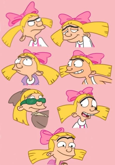 Helga Pataki Wallpaper, Green Aesthetic Tumblr, Rugrats Cartoon, Arnold And Helga, Scooby Doo Mystery Incorporated, Disney Characters Wallpaper, Pretty Artwork, Nickelodeon Cartoons, Hey Arnold