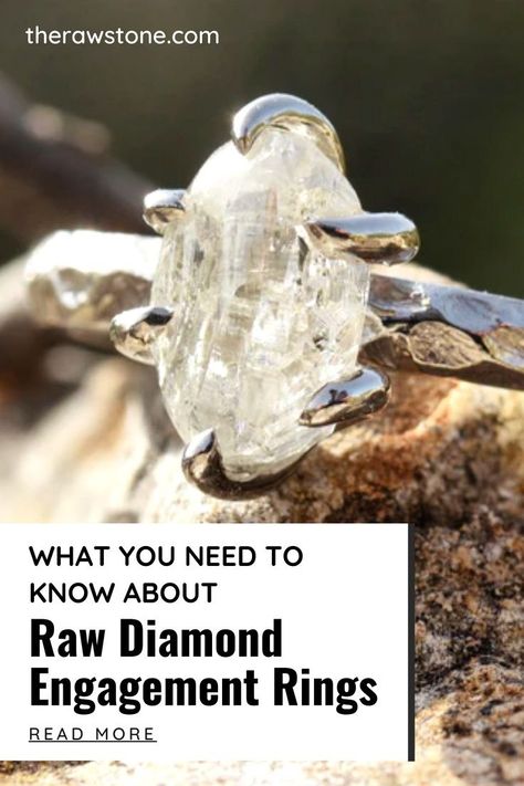 Raw Uncut Diamond Ring, Rustic Engagement Rings, Raw Stone Engagement Rings, Raw Sapphire Ring, Rough Diamond Engagement Ring, Colored Stone Engagement Rings, Uncut Diamond Ring, Raw Diamond Rings, Raw Diamond Engagement Rings