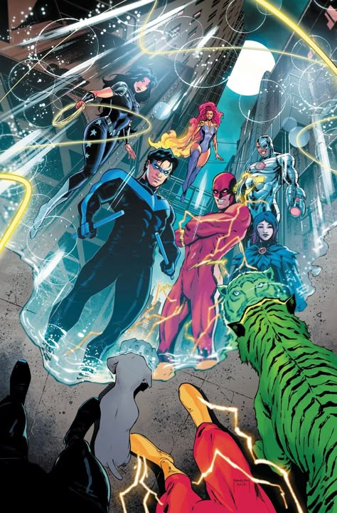 Teen Titans Wallpaper, Dan Mora, The New Teen Titans, Tom Taylor, Teen Titans Fanart, Dc Comics Wallpaper, Teen Titan, Univers Dc, The Titans