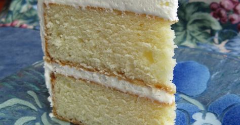 Retro recipes and tips for baking the old fashioned way. Sour Cream Yellow Cake Recipe, Cake Recipe With Sour Cream, Yellow Cake Mix Recipes, Yellow Butter Cake, Moist Yellow Cakes, Yellow Cake Recipe, Sour Cream Pound Cake, Sour Cream Recipes, Sour Cream Cake