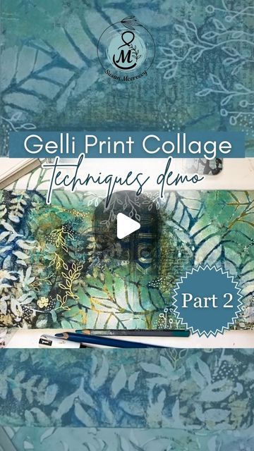 Susan McCreevy | Mixed media Artist on Instagram: "In this episode, buckle up for part two of my sketchbook collage demo!✌

I’ll show you how I craft stunning collages and provide helpful tips throughout.
Learn how to avoid clashing imagery in your designs and the importance of planning before starting a painting.

I'll also share insights on using colour palettes and water-soluble pencils in artwork. 

Type "YES" to watch the full video!" Gelli Plate Tutorial, Sketchbook Collage, Gelli Printing Techniques, Gelli Printing Art, Gelli Plate Art, 3d Collage, Gel Plate, Gelli Plate Printing, Gelli Arts