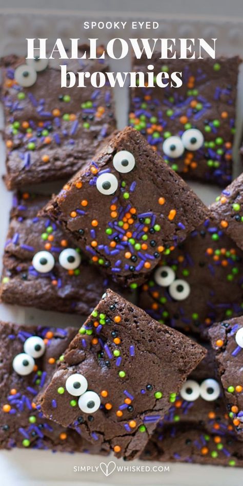 Halloween Brownies Recipes, Dairy Free Halloween Dessert, Brownies Dairy Free, Desserts Dairy Free, Dairy Free Halloween, Olive Oil Brownies, Oil Brownies, Snack Halloween, Kids Halloween Party Decorations