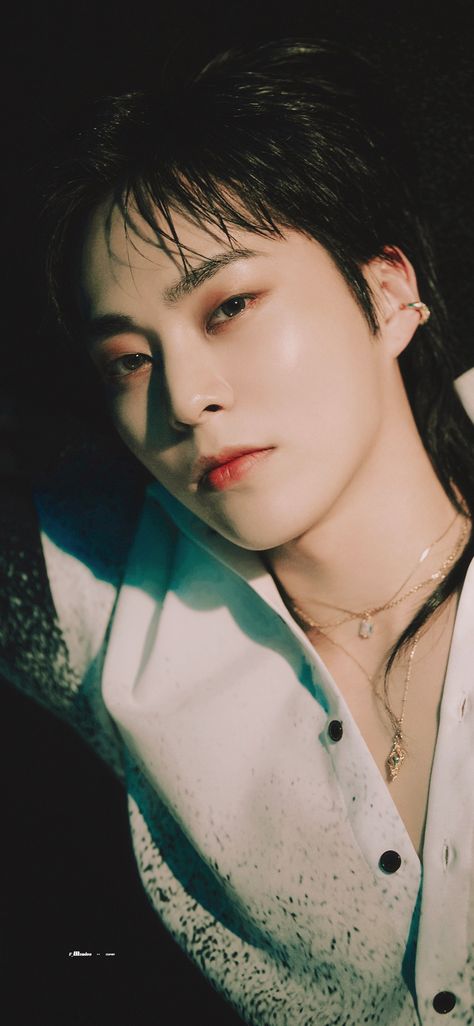 Exo Exist Photoshoot, Xiumin Cream Soda, Exo Xiumin Wallpaper, Xiumin Wallpaper, Exo Symbol, Exo Exist, Kim Minseok Exo, Vampire Look, Exo Concert