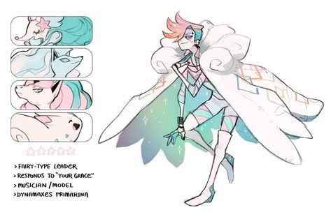 Fairy Gym Leader Oc, Electric Type Trainer Oc, Male Pokemon Oc, Fan Pokemon Designs, Dark Type Pokemon Trainer, Pokémon Character Design, Fairy Type Pokemon Trainer, Pokemon Trainersona, Leader Character Design