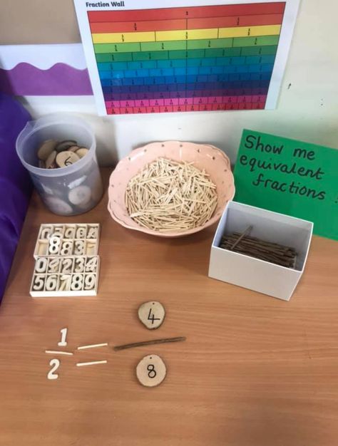 Fraction Wall, Ks2 Classroom, Continuous Provision, Teaching Fractions, Equivalent Fractions, Math Challenge, Classroom Organisation, Year 5, Math Activities Preschool