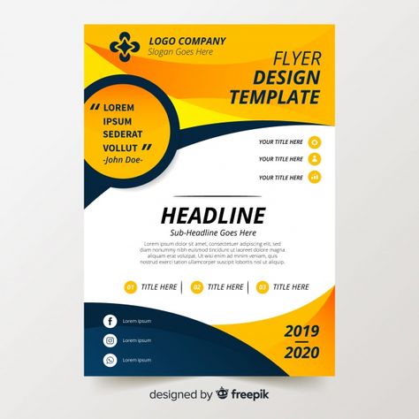 Colorful flyer template with flat design... | Free Vector #Freepik #freevector #freebrochure #freeflyer #freebusiness #freeabstract Make Book Cover, Create Book Cover, Design Kalender, Lorem Ipsum Design, Book Cover Design Ideas, Review Design, Black Friday Flyer, Book Cover Art Design, Cover Design Ideas