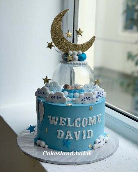 New born New Born Baby Cake Designs, Cake For Newborn Baby Boy, Baby Boy Welcome Cake, Baby Welcome Cake, Welcome Baby Boy Cake, Welcome Baby Cake, Baby Cake Design, Cake Baby Boy, Decor Tort