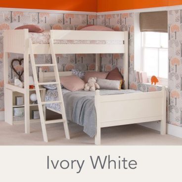 High Sleeper Double Bed, Single Loft Bed, High Bed Frame, White Beds, Hardwood Bed, High Sleeper Bed, Double Bunk Beds, High Sleeper, Double Bed Size