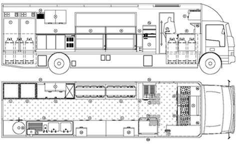 Food Truck Plan Design, Food Truck Layout, Nyc Ticket, Food Truck Design Interior, Food Truck Interior, Trucks Interior, Street Food Design, Kitchen Floor Plan, Food Van