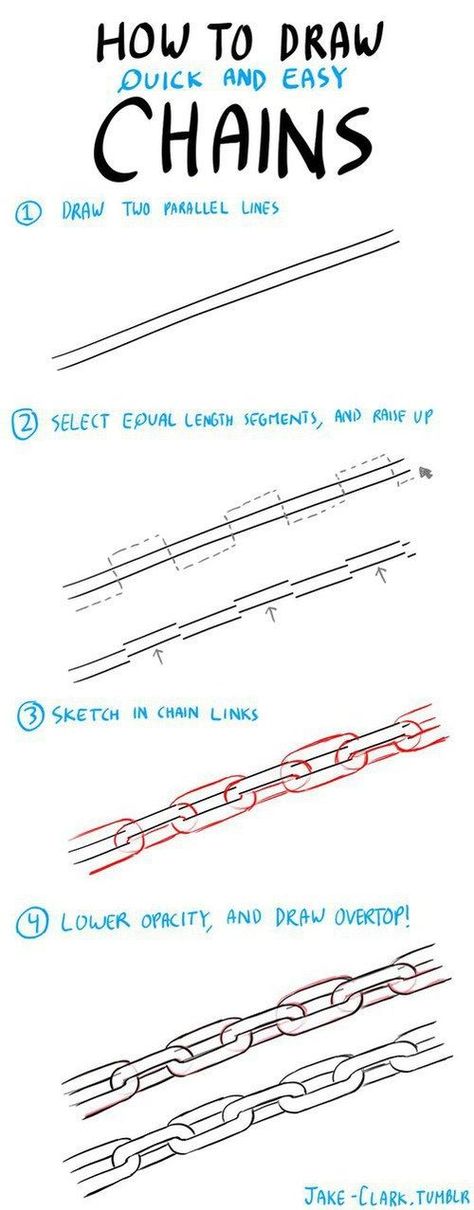 Art Inspirations - How to Draw Quick and Easy Chains How To Draw Chains, Jewelry Design Drawing, Jewelry Drawing, Art Tutorial, Art Tips, Drawing Tips, Drawing Techniques, Art Drawings Sketches, Tag Art