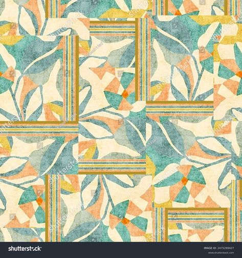 Abstract Floral Multicolor Lines Pattern Wallpaper Stock Illustration 2475289427 | Shutterstock Abstract Print Pattern, Lines Pattern, Allover Pattern, Fabric Yarn, Channel Art, Schedule Design, Industrial Art, Digital Print Fabric, Color Palette Generator