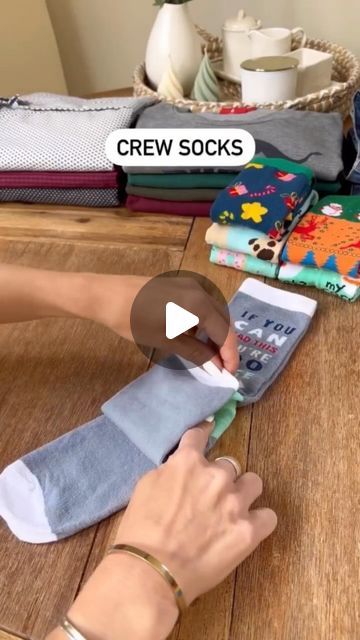 Folding Socks, Folding Ideas, Dress Socks, My World, Crew Socks, Home Organization, Socks, Dresses, On Instagram