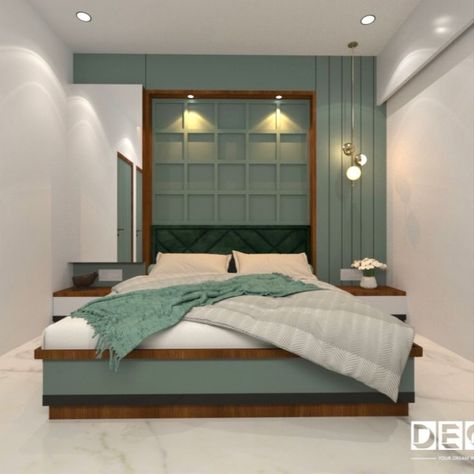 Bed Backside Design, Simple Bed Design, Unique Bed Design, Bedroom Interior Design Modern, Bed Back Design, Luxury Ceiling Design, Bedroom Design Styles, Unique Bedroom Design, Unique Bed