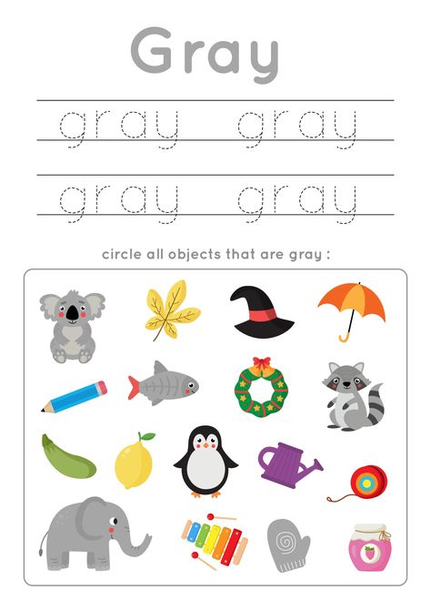 Download the Learning gray color for preschool kids. Writing practice. 2171077 royalty-free Vector from Vecteezy for your project and explore over a million other vectors, icons and clipart graphics! Color Grey Worksheets For Preschool, Grey Colour Activity For Preschool, Color Gray Activities For Preschool, Color For Preschool, Kids Writing Practice, Colors Activity, Flamingo Coloring Page, Educational Games For Preschoolers, Color Worksheets For Preschool