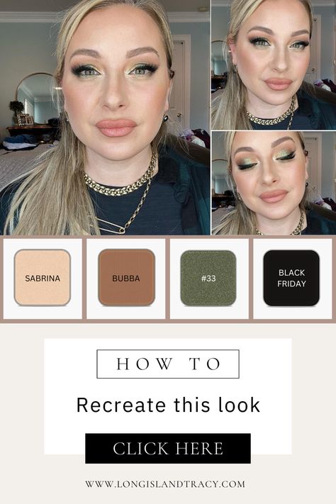 Makeup For Mint Green Outfit, How To Wear Green Eyeshadow, Green And Brown Eyeshadow Looks, Makeup With Green Outfit, Subtle Green Eyeshadow, Green Outfit Makeup Look, Green Eye Shadow Looks, Green Eyeshadow For Brown Eyes, Green Eyeshadow Looks