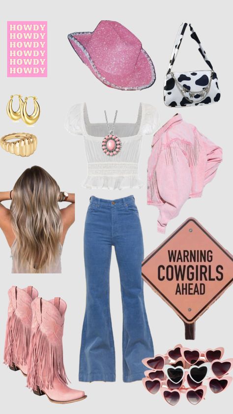 #outfitinspo #barbieoutfits #barbiecowgirl#cowgril#farmer Country Barbie Outfits, Pink Cowgirl Outfit, Cna Week, Outfit Vaquero, Country Outfits Women, Western Wardrobe, Lilly Pulitzer Outfits, Cute Country Outfits, Pink Cowgirl